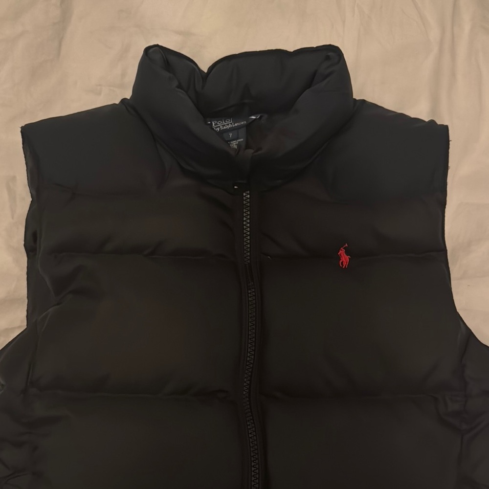 Polo Ralph Lauren Black Quilted Puffer Vest - Picture 2 of 7